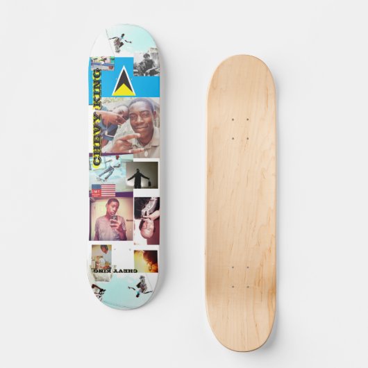 CHEVY KING 2023 NEU /SIGNE7 3/4" Skateboard Deck (Vorderseite)