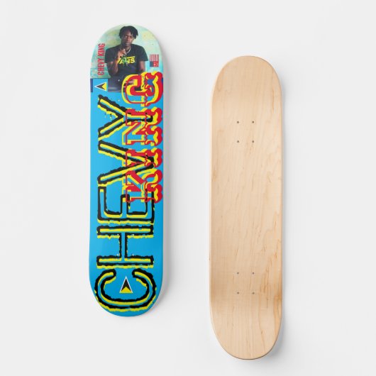 CHEVY KING 2023 NEW /SIGNED7 3/4" Skateboard Deck (Vorderseite)