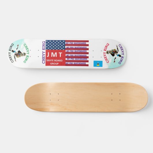 CHEVY KING OFFIZIELL JMT SIGN7 3/4" Skateboard Dec (Horizontal)