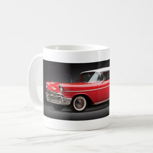 Chevy Klassiker-Tasse 1957 Kaffeetasse (Vorderseite Links)