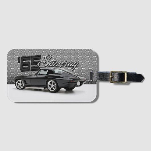 Chevy Korvette Vette Klassiker-Auto 1965 Gepäckanhänger (Vorderseite (Horizontal))