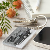 Chevy Korvette Vette Klassiker-Auto 1965 Schlüsselanhänger (Vorderseite rechts)