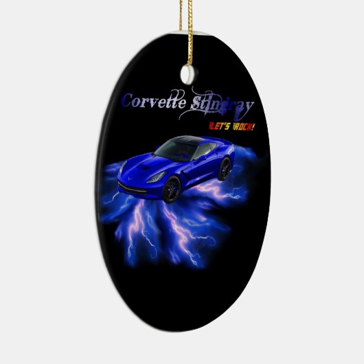 Chevy: KorvetteStingray 2013 Keramik Ornament (Rechts)