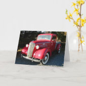 Chevy Lieferwagen 1937 Karte (Gelbe Blume)