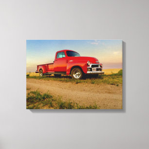 Chevy Lieferwagen 1954 Leinwanddruck