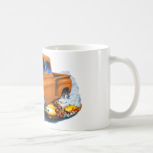 Chevy Lieferwagen-Orange 1957 Kaffeetasse