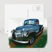 Chevy Lieferwagen Postcard Postkarte (Vorne/Hinten)