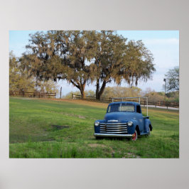 Chevy Lieferwagen Truck Chevrolet Country Truck Fo Poster