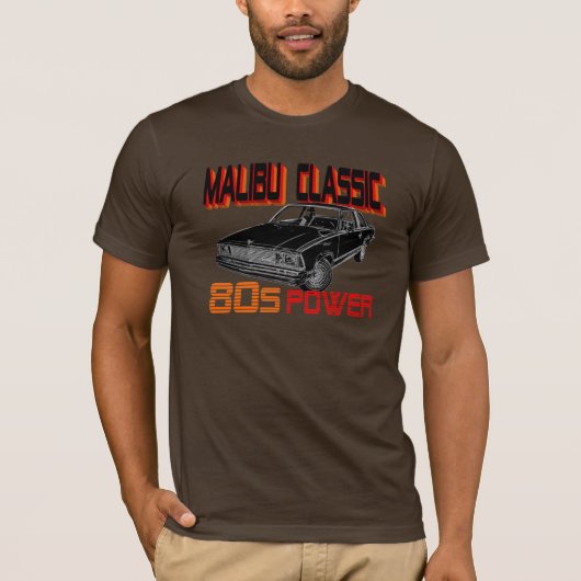 Chevy Malibu Klassiker 1981 T-Shirt (Vorderseite)