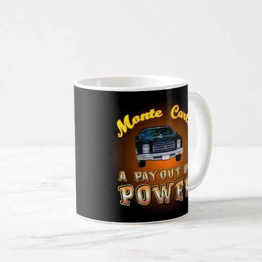 Chevy Monte Carlo Becher 1975 Kaffeetasse (VorderseiteRechts)