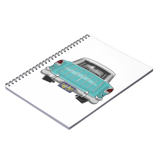 Chevy Nomade 1955 Notizblock (Linke Seite)