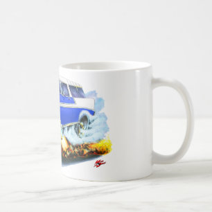 Chevy Nomade-Blau-Auto 1956 Kaffeetasse