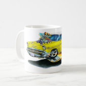 Chevy Nomade-Gelb-Auto 1957 Kaffeetasse (Vorderseite Links)