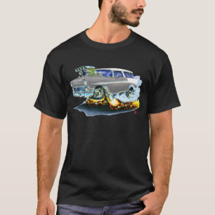Chevy Nomade-Grau-Auto 1956 T-Shirt