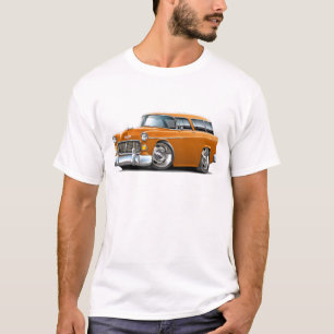 Chevy Nomade-Orangen-Auto 1955 T-Shirt