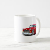 Chevy Nomade-Rot-Auto 1955 Kaffeetasse (VorderseiteRechts)