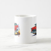 Chevy Nomade-Rot-Auto 1955 Kaffeetasse (Mittel)