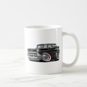 Chevy Nomade-Schwarz-Auto 1957 Kaffeetasse
