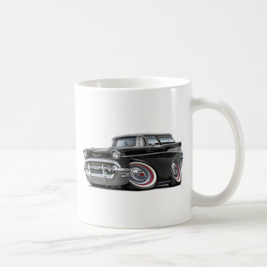 Chevy Nomade-Schwarz-Auto 1957 Kaffeetasse (Rechts)