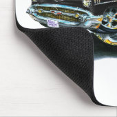 Chevy Nomade-Schwarz-Auto 1957 Mousepad (Ecke)