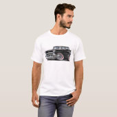 Chevy Nomade-Schwarz-Auto 1957 T-Shirt (Vorne ganz)