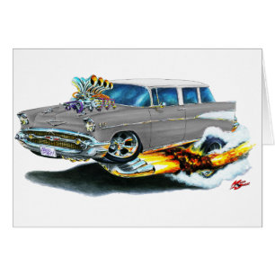 Chevy Nomade-Silber-Auto 1957