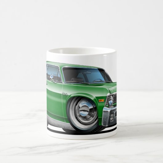 Chevy Nova-Grün-Auto Kaffeetasse (Mittel)