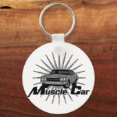 Chevy Nova Muscle Car Schlüsselanhänger (Vorderseite)