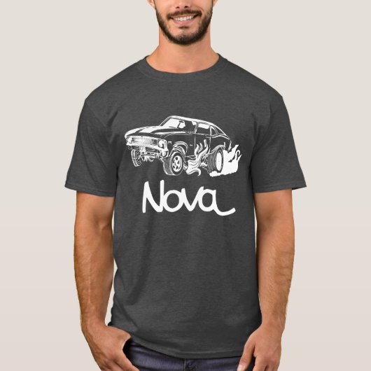 Chevy Nova Oldtimer mit Retro-Style T-Shirt (Vorderseite)