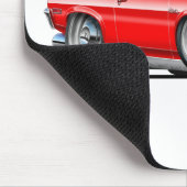 Chevy Nova-Rot-Auto Mousepad (Ecke)