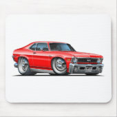 Chevy Nova-Rot-Auto Mousepad (Vorne)
