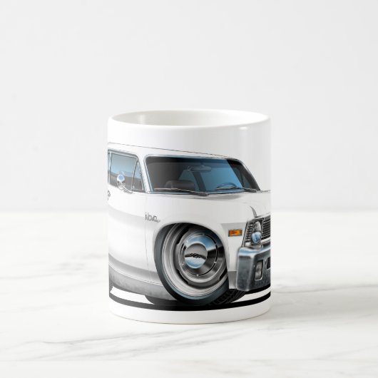 Chevy Nova-Weiß-Auto Kaffeetasse (Mittel)