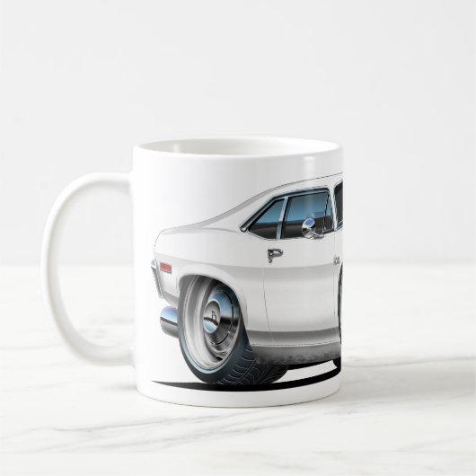 Chevy Nova-Weiß-Auto Kaffeetasse (Links)
