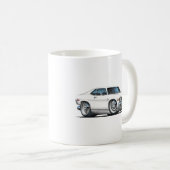 Chevy Nova-Weiß-Auto Kaffeetasse (VorderseiteRechts)