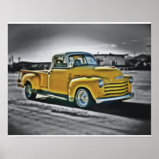 Chevy Pick Up Poster (Vorne)
