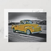 Chevy Pick Up Postkarte (Vorne/Hinten)