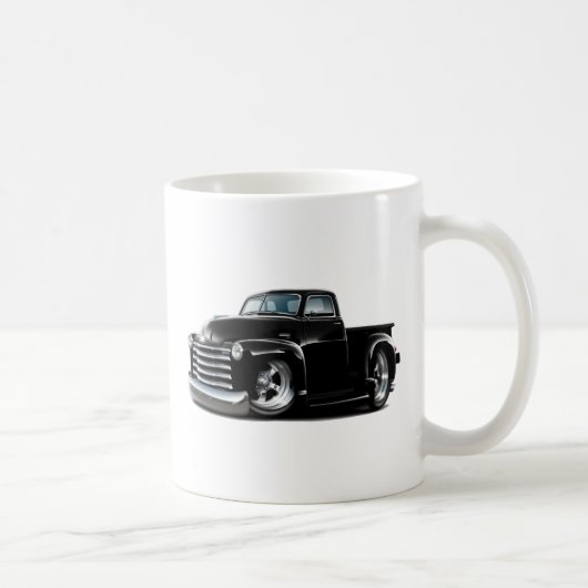 Chevy schwarzer LKW 1950-52 Kaffeetasse (Rechts)