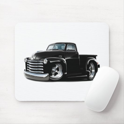 Chevy schwarzer LKW 1950-52 Mousepad (Mit Mouse)