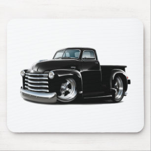 Chevy schwarzer LKW 1950-52 Mousepad