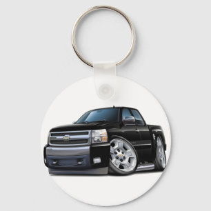 Chevy Silverado Black Extended Cab Schlüsselanhänger