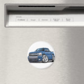 Chevy Silverado Dualcab Blue Granite Truck Magnet (In Situ (Geschirrspüler))