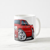 Chevy Silverado Dualcab Rot-LKW Kaffeetasse (VorderseiteRechts)
