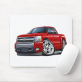 Chevy Silverado rotes ausgedehntes Fahrerhaus Mousepad (Mit Mouse)