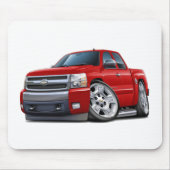 Chevy Silverado rotes ausgedehntes Fahrerhaus Mousepad (Vorne)
