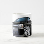 Chevy Silverado schwarzer LKW Kaffeetasse (Mittel)