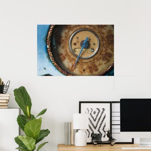 Chevy Speedometer Poster (Heimbüro)