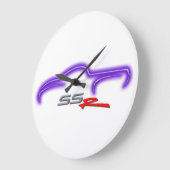Chevy SSR - Ultra Violet Wall Clock/Large Große Wanduhr (Winkel)