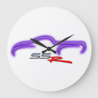 Chevy SSR - Ultra Violet Wall Clock/Large