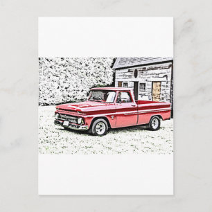 Chevy Truck Postkarte