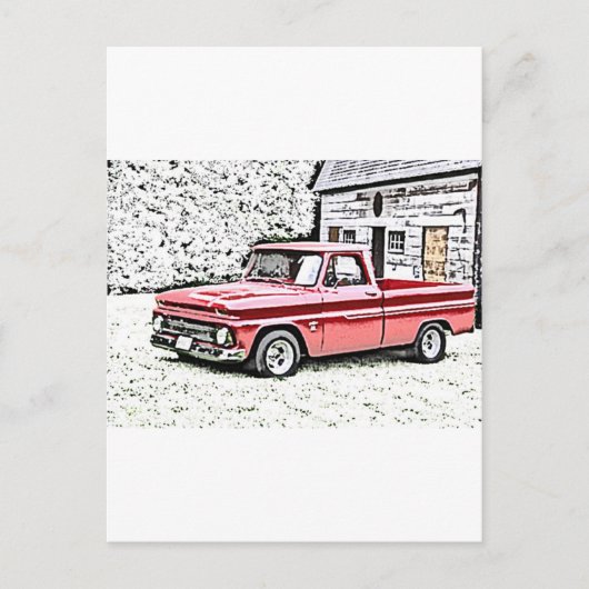 Chevy Truck Postkarte (Vorderseite)